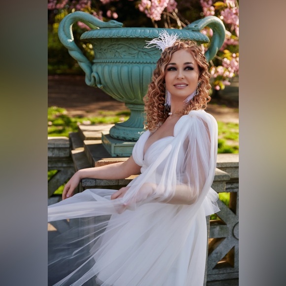 Simple wedding dress,Classic wedding dress,Wedding dress for mother and daughter - Picture 17 of 17